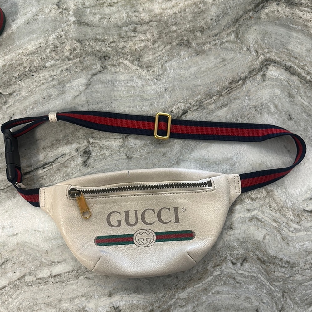 Gucci Cream Belt Bag